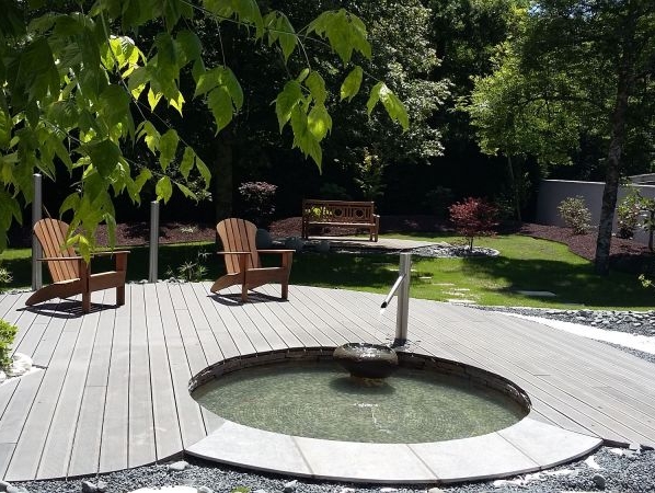 Etat des lieux aprés réalisation d'un jardin zen à Bordeaux