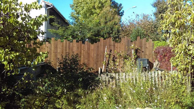 Réalisation de clôture bois à Blanquefort