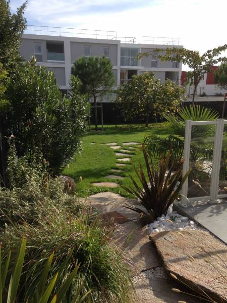 Réalisation d'un jardin Méditerranéen à Mérignac