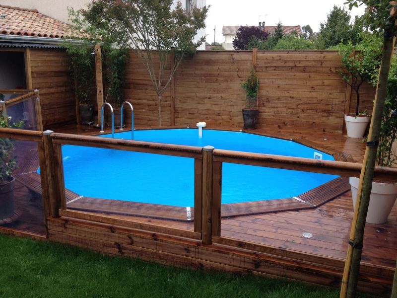 Paysagiste pour installation de piscine hors sol dans le Médoc
