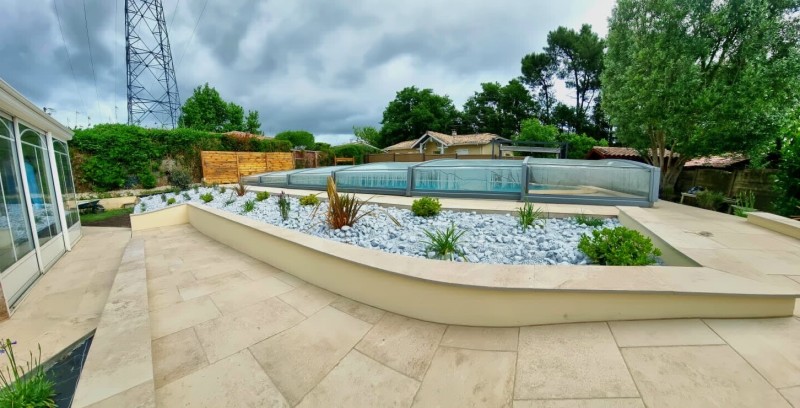 Amélioration et modernisation de terrasse extérieure au Taillan-Médoc