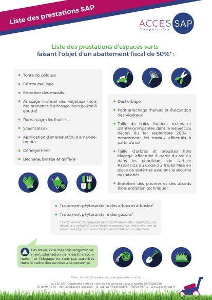 Entretien de jardin déductible des impôts à Lacanau